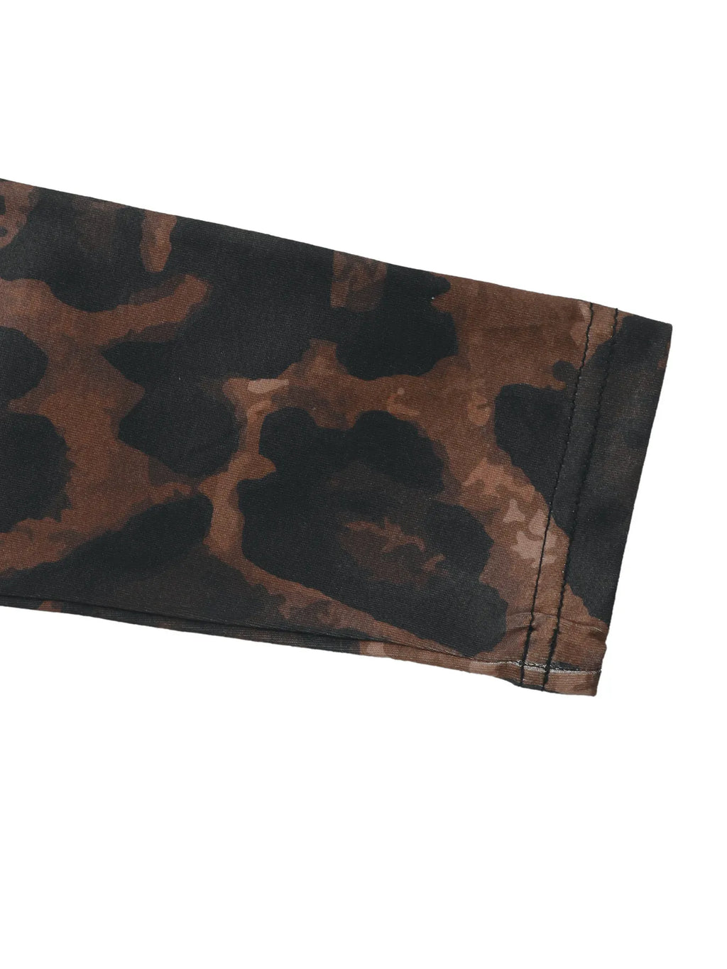 Leopard Round Neck Top and Skirt Set | STAHlin RADIANCE