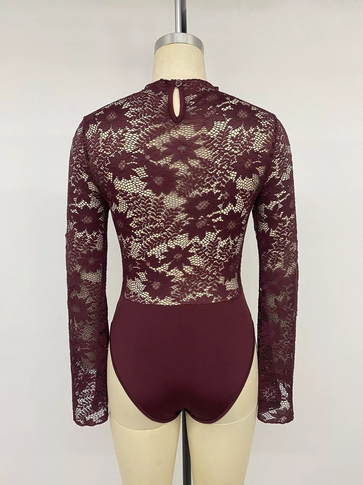 Lace Cut-out Flare Sleeve Bodysuit | STAHlin RADIANCE