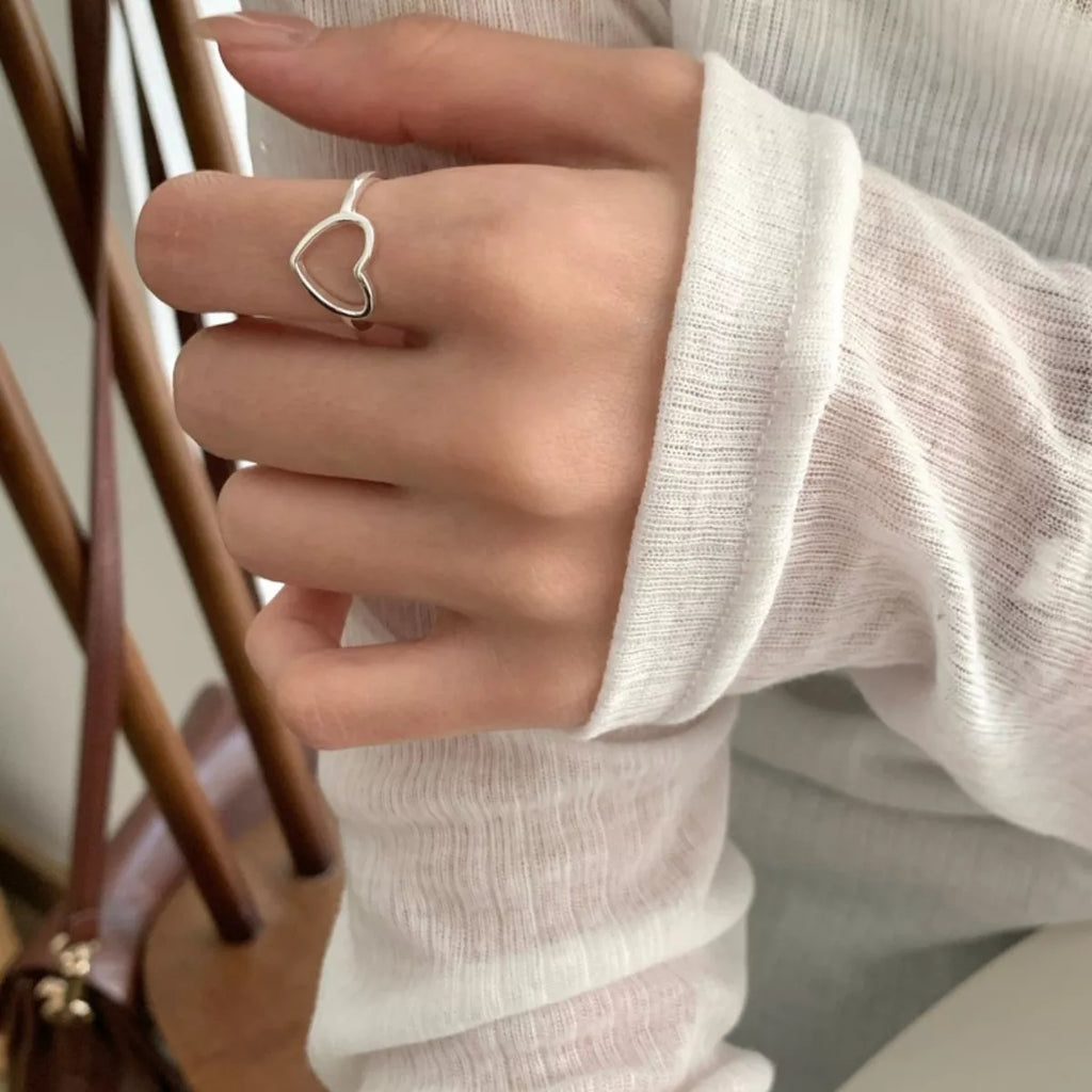 The Sterling Heart Ring | STAHlin RADIANCE