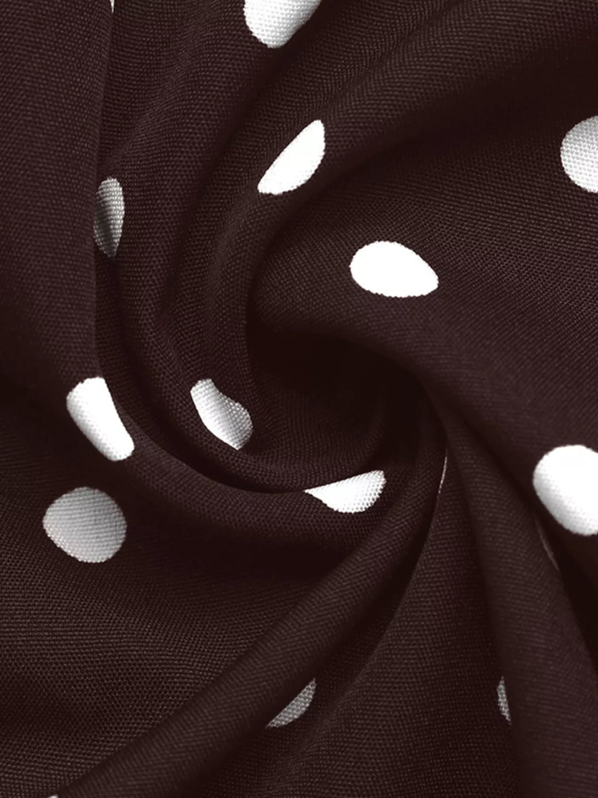 Polka Dot Flare Sleeve Tie Neck Dress | STAHlin RADIANCE