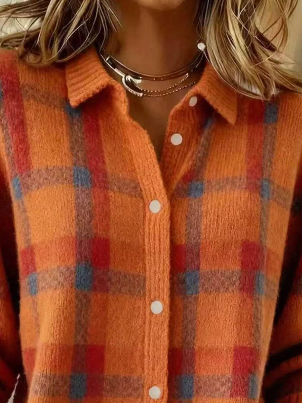 The Plaid Knit Cardigan | STAHlin RADIANCE