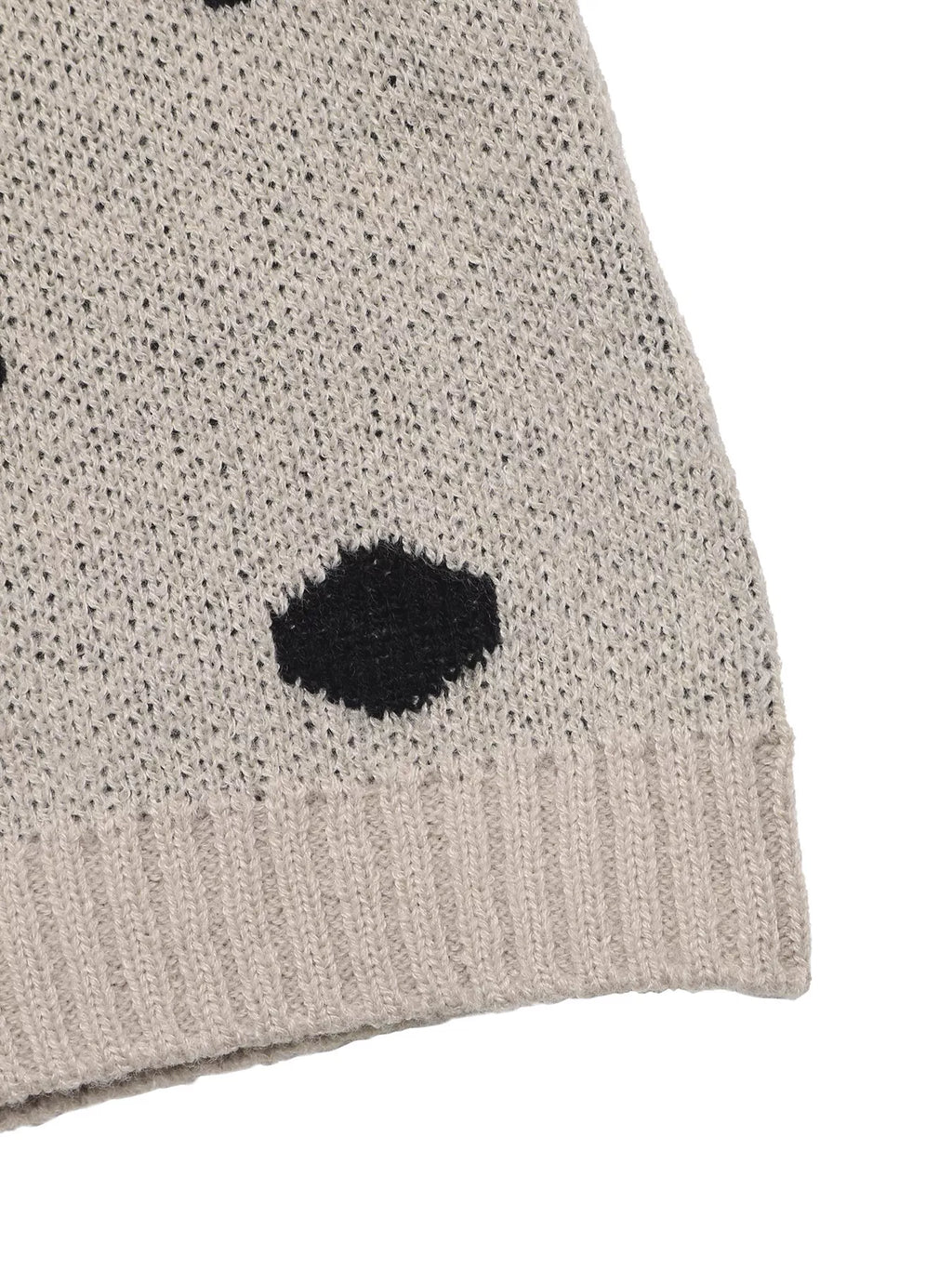 Polka Dot Dropped Shoulder Sweater | STAHlin RADIANCE