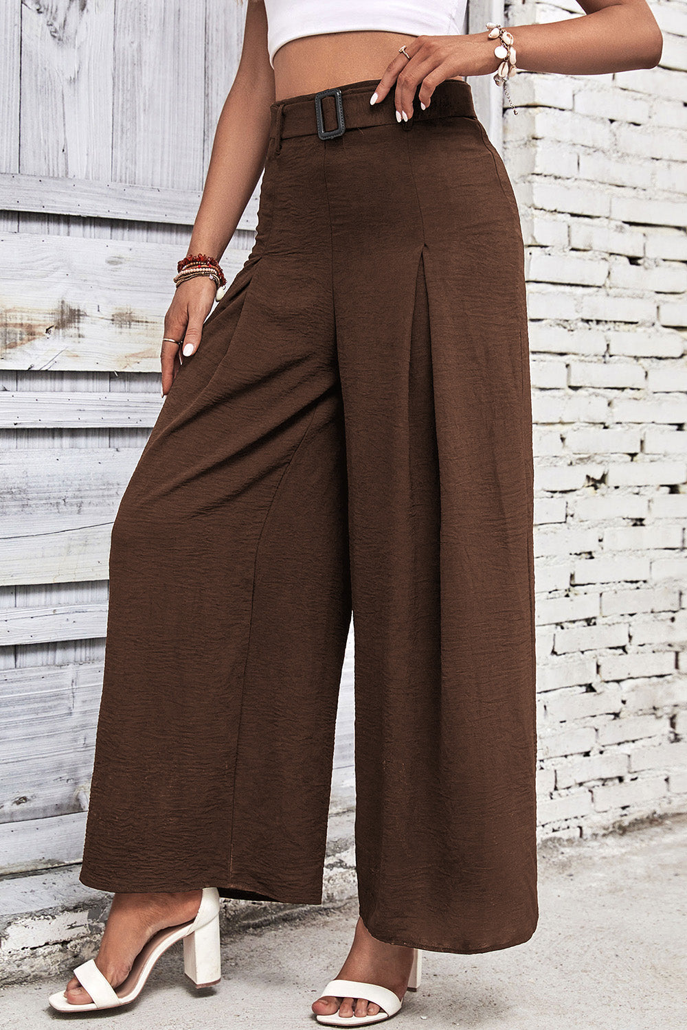 High Waisted Wide Leg Pants | STAHlin RADIANCE