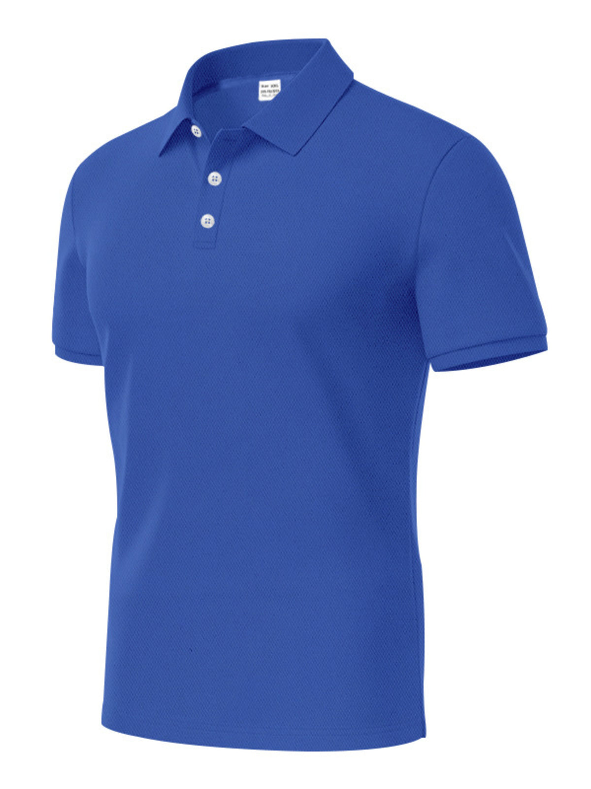 Men's Full Size Button Detail Short Sleeve Polo Plus Size | STAHlin RADIANCE