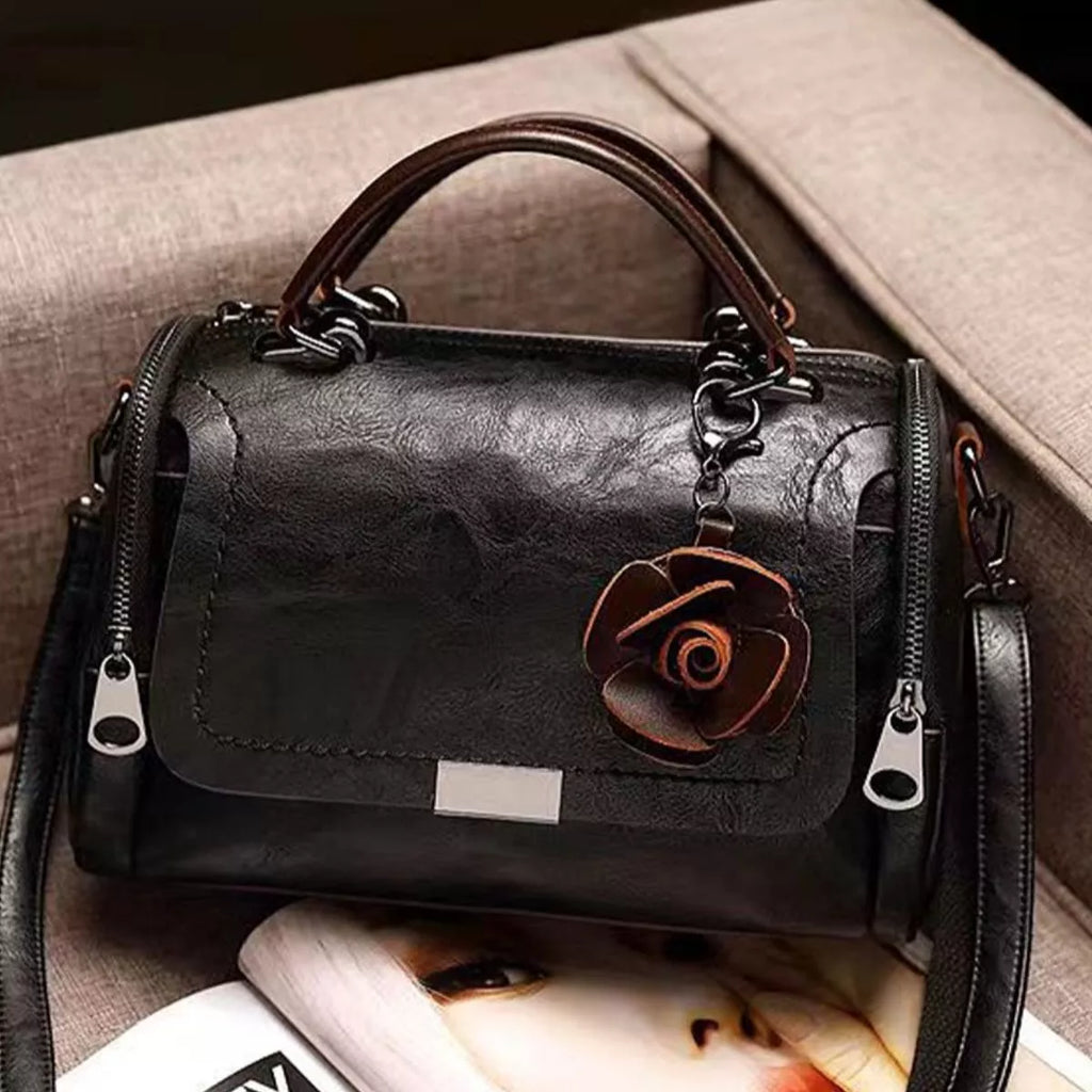 PU Leather Flap Crossbody Bag | STAHlin RADIANCE