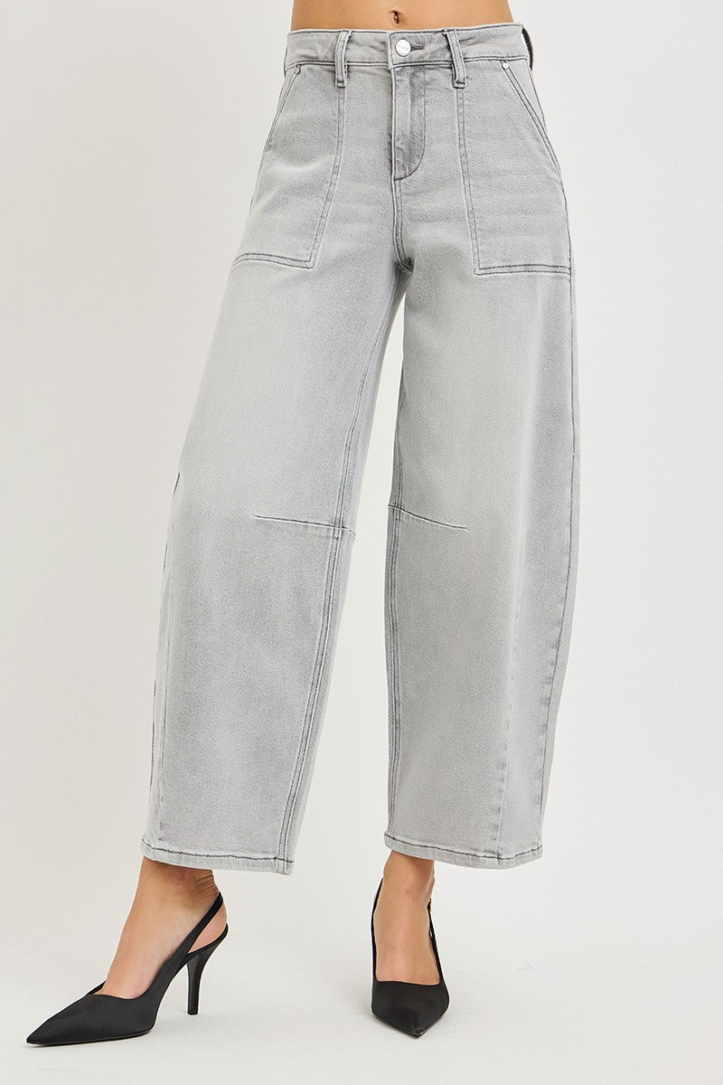 RISEN Slouchy Cropped Barrel Jeans | STAHlin RADIANCE