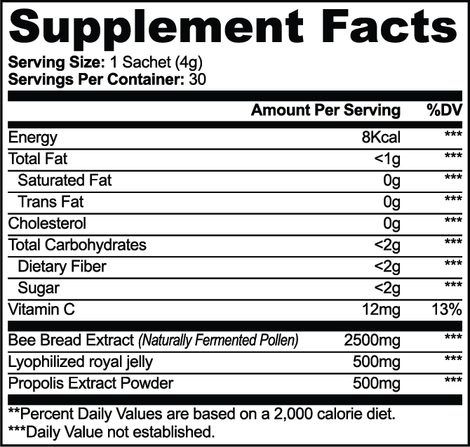 Bee Bread Powder | STAHlin RADIANCE