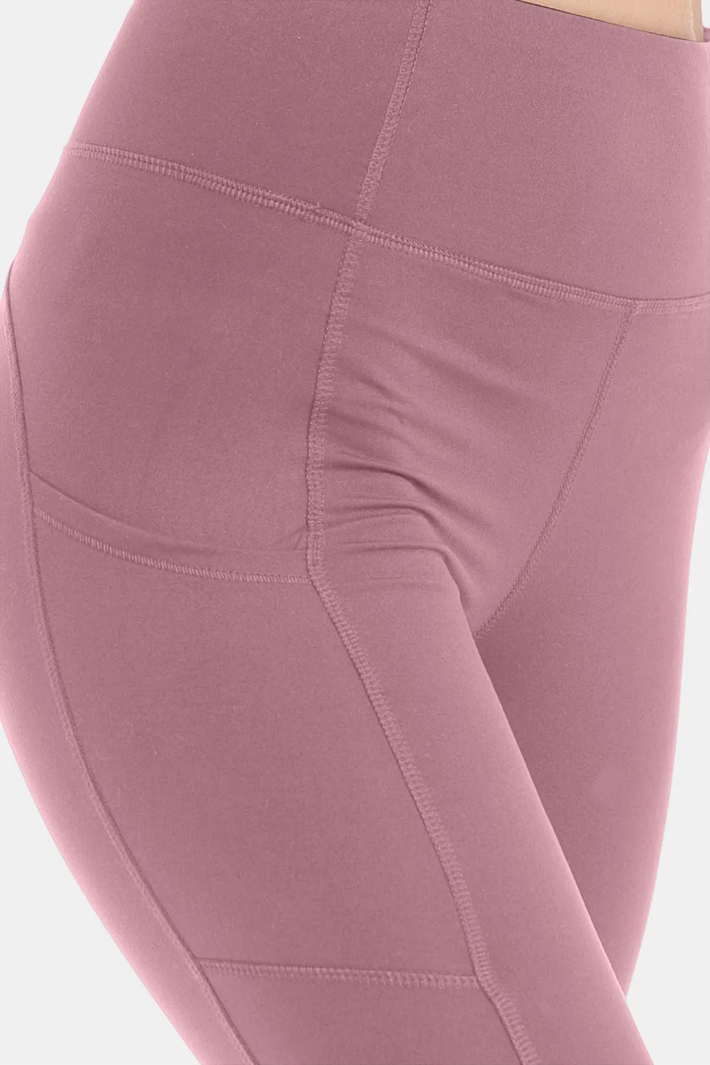 Leggings Depot Wide Waistband High Waist Leggings | STAHlin RADIANCE