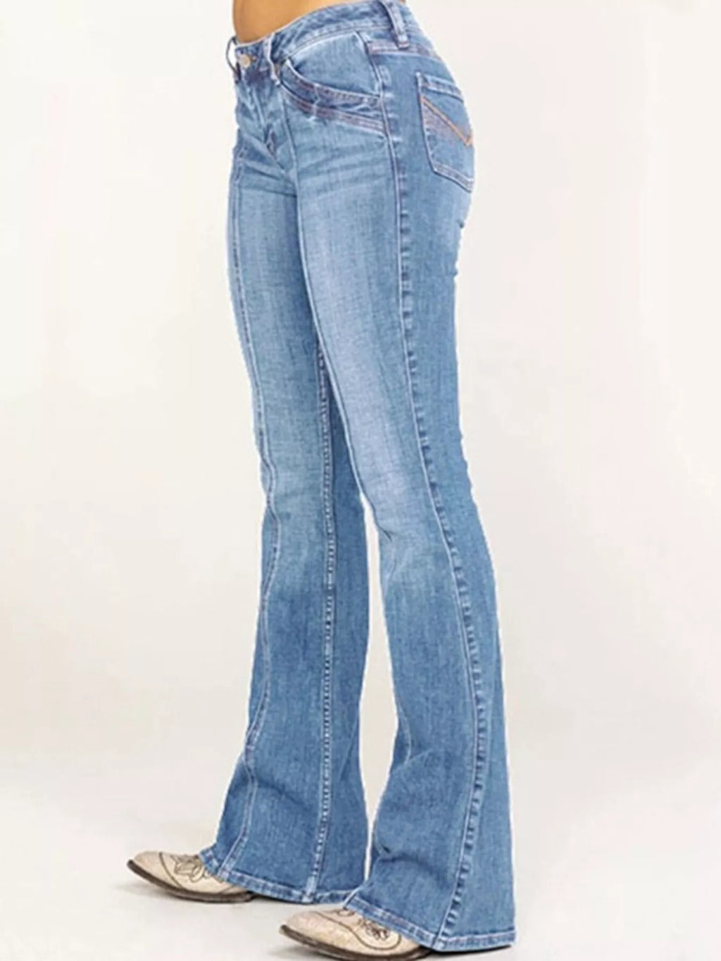 Mid-Rise Bootcut Jeans | STAHlin RADIANCE