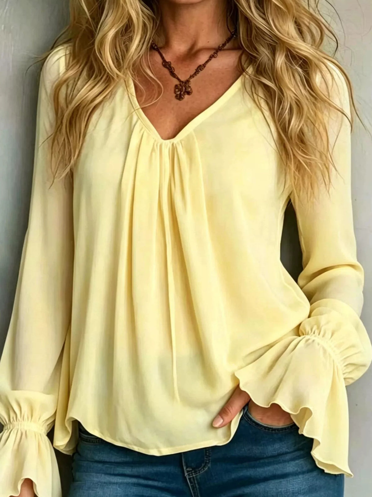 The Eloise Flounce Blouse | STAHlin RADIANCE