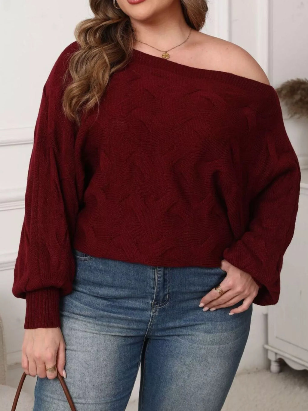 The Ophelia Off-Shoulder Sweater | STAHlin RADIANCE