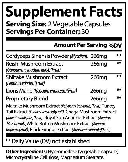 Mushroom Complex 10 X | STAHlin RADIANCE