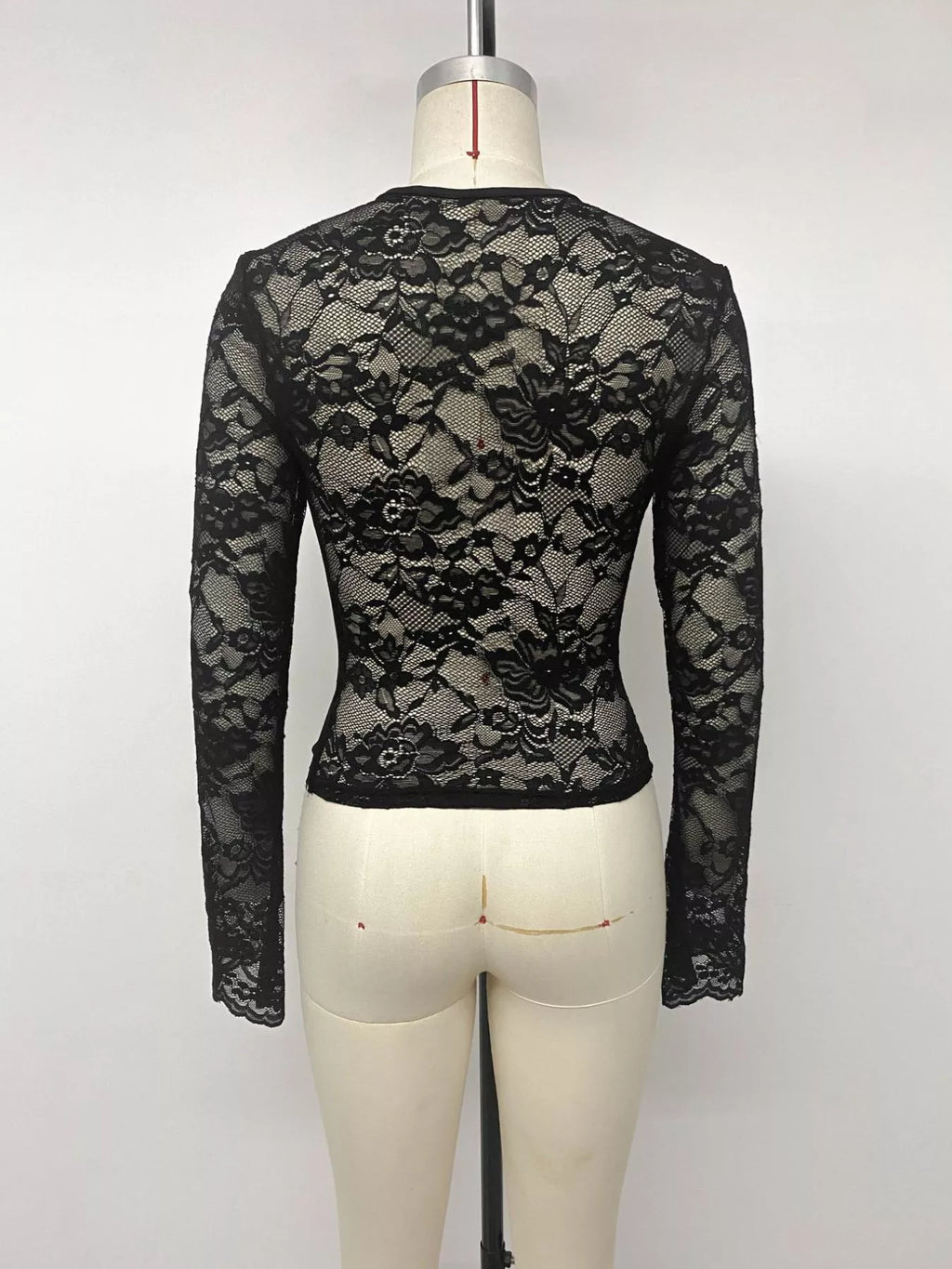 Lace Sleeve Square Neck Top | STAHlin RADIANCE