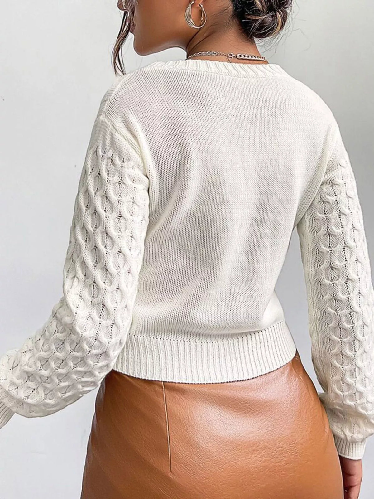 The Cable Knit Cardigan | STAHlin RADIANCE
