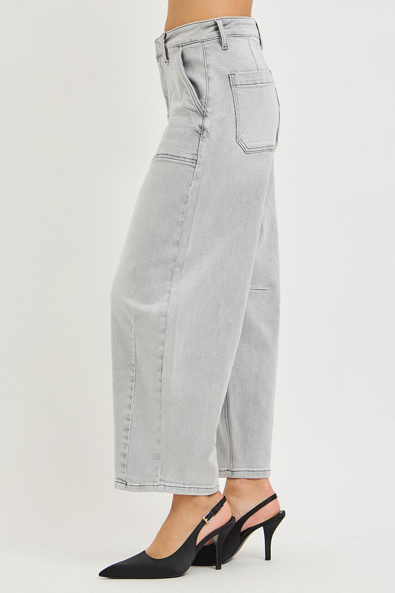 RISEN Slouchy Cropped Barrel Jeans | STAHlin RADIANCE