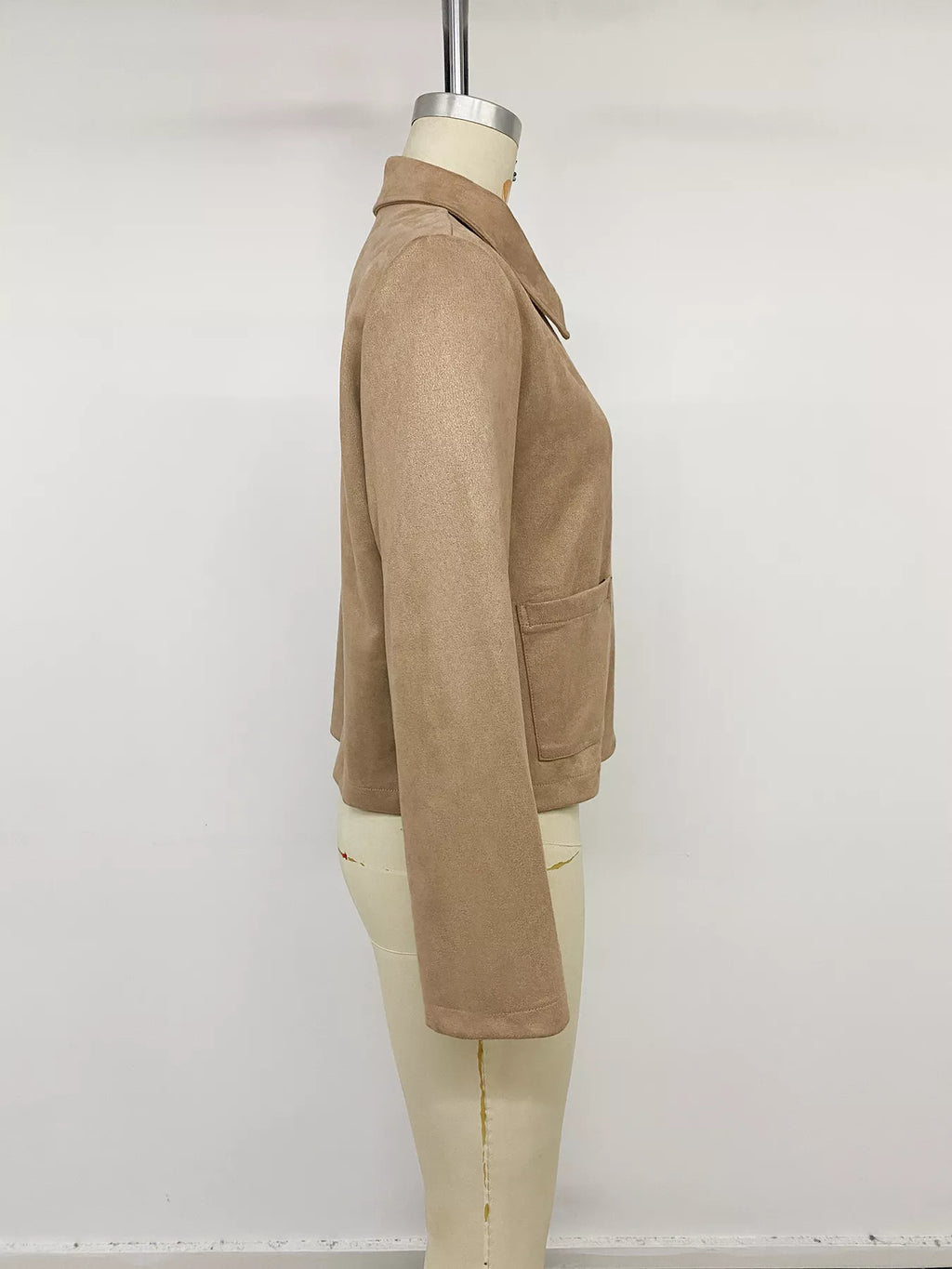 Collared Neck Button Up Jacket | STAHlin RADIANCE