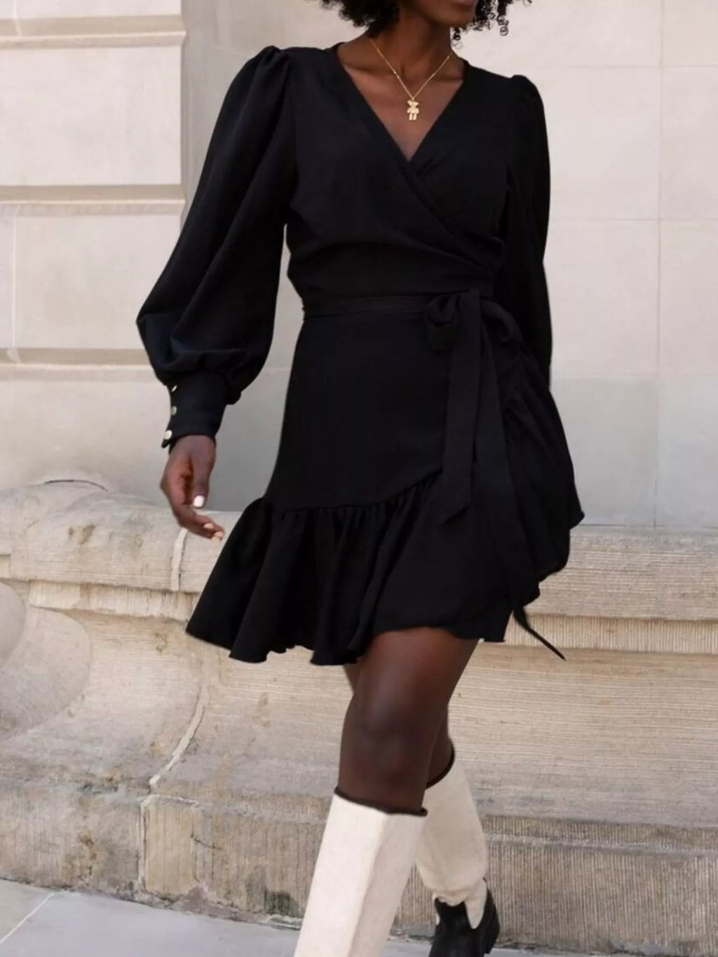 The Flora Surplice Dress | STAHlin RADIANCE