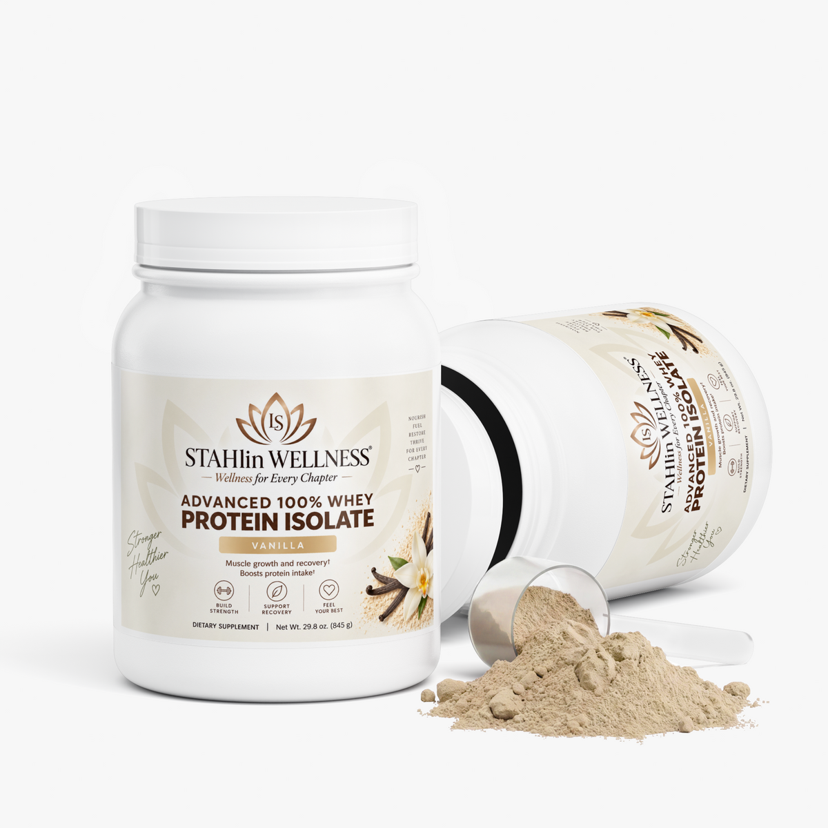 STAHlin Wellness Advanced 100% Whey Protein Isolate (Vanilla) | STAHlin RADIANCE