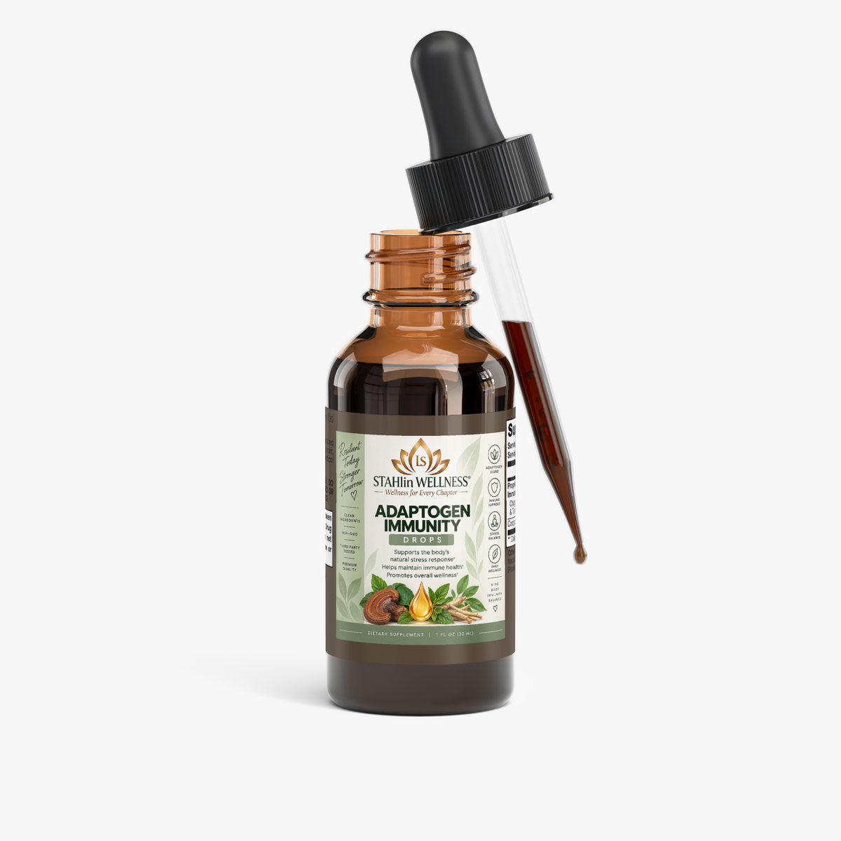 STAHlin Wellness Adaptogen Immunity Drops | STAHlin RADIANCE