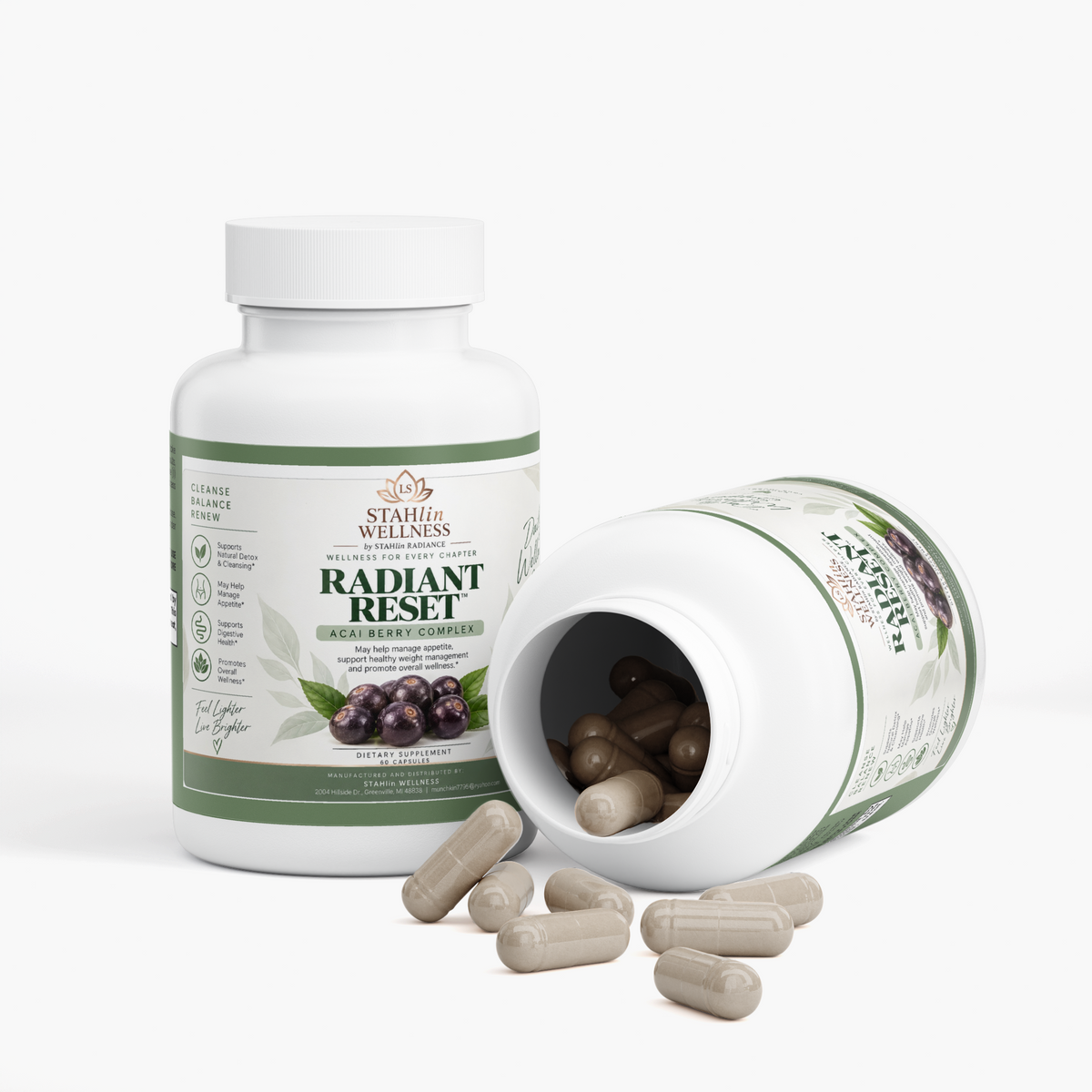 Radiant Reset Max Detox (Acai detox) | STAHlin RADIANCE
