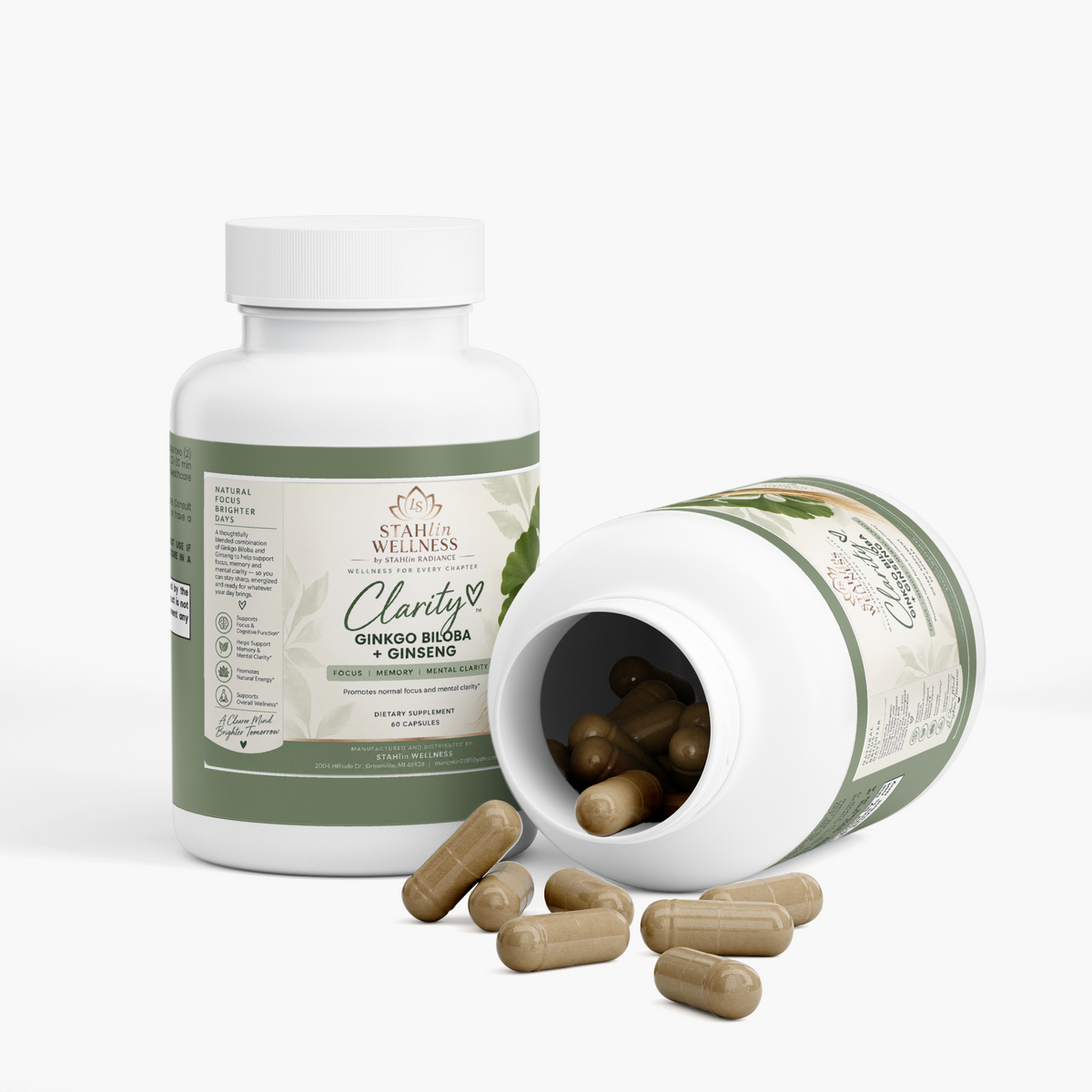 STAHlin Clarity (Ginkgo Biloba + Ginseng) | STAHlin RADIANCE