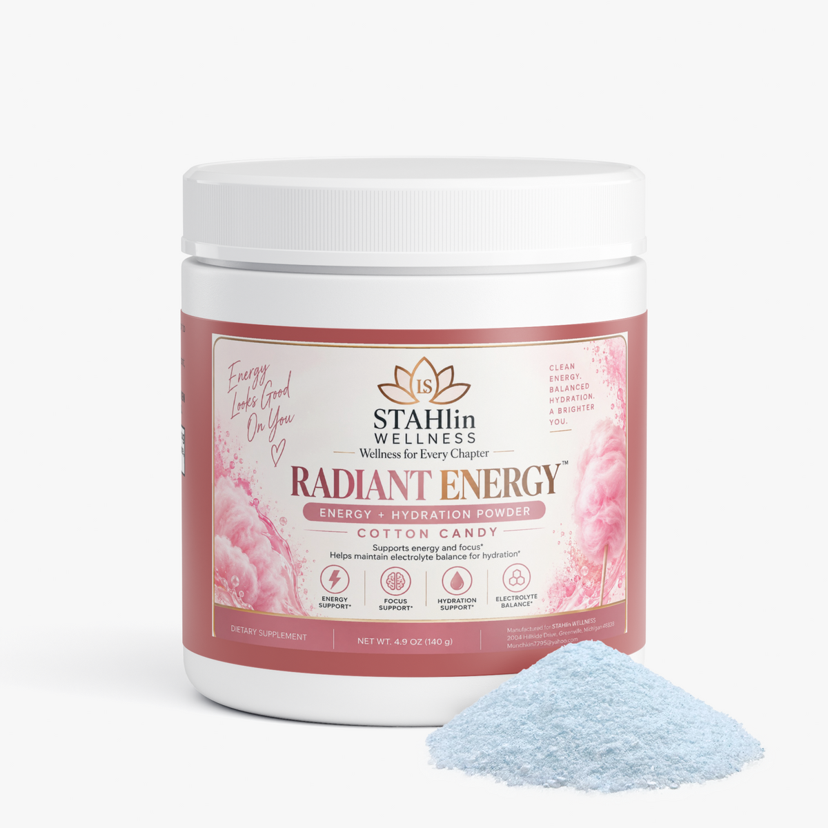 Radiant Energy Powder (Cotton Candy) | STAHlin RADIANCE