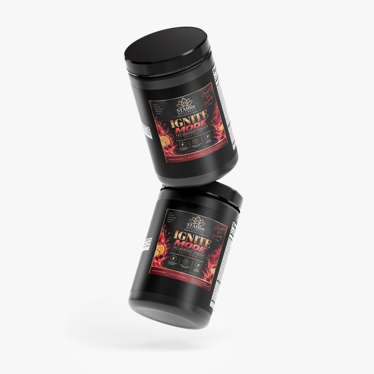 Ignite Mode Pre-Workout Powder (Fruit Punch) | STAHlin RADIANCE