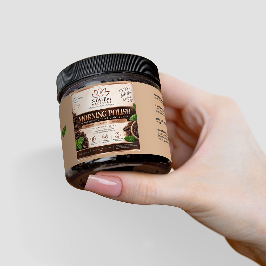 Morning Polish Peppermint Coffee Scrub | STAHlin RADIANCE