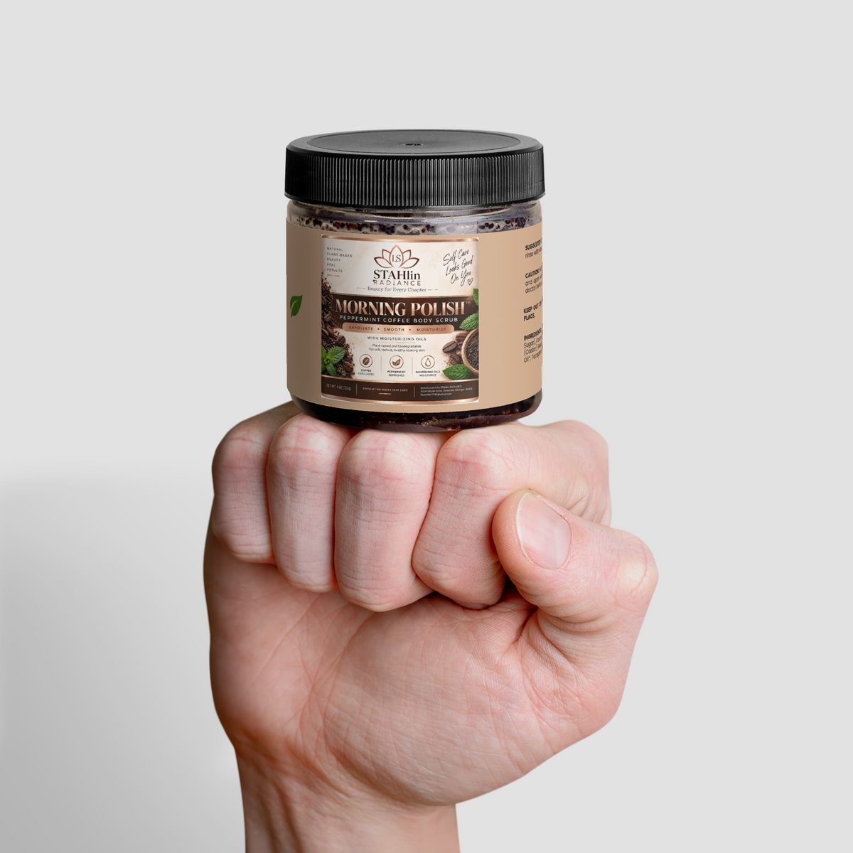 Morning Polish Peppermint Coffee Scrub | STAHlin RADIANCE
