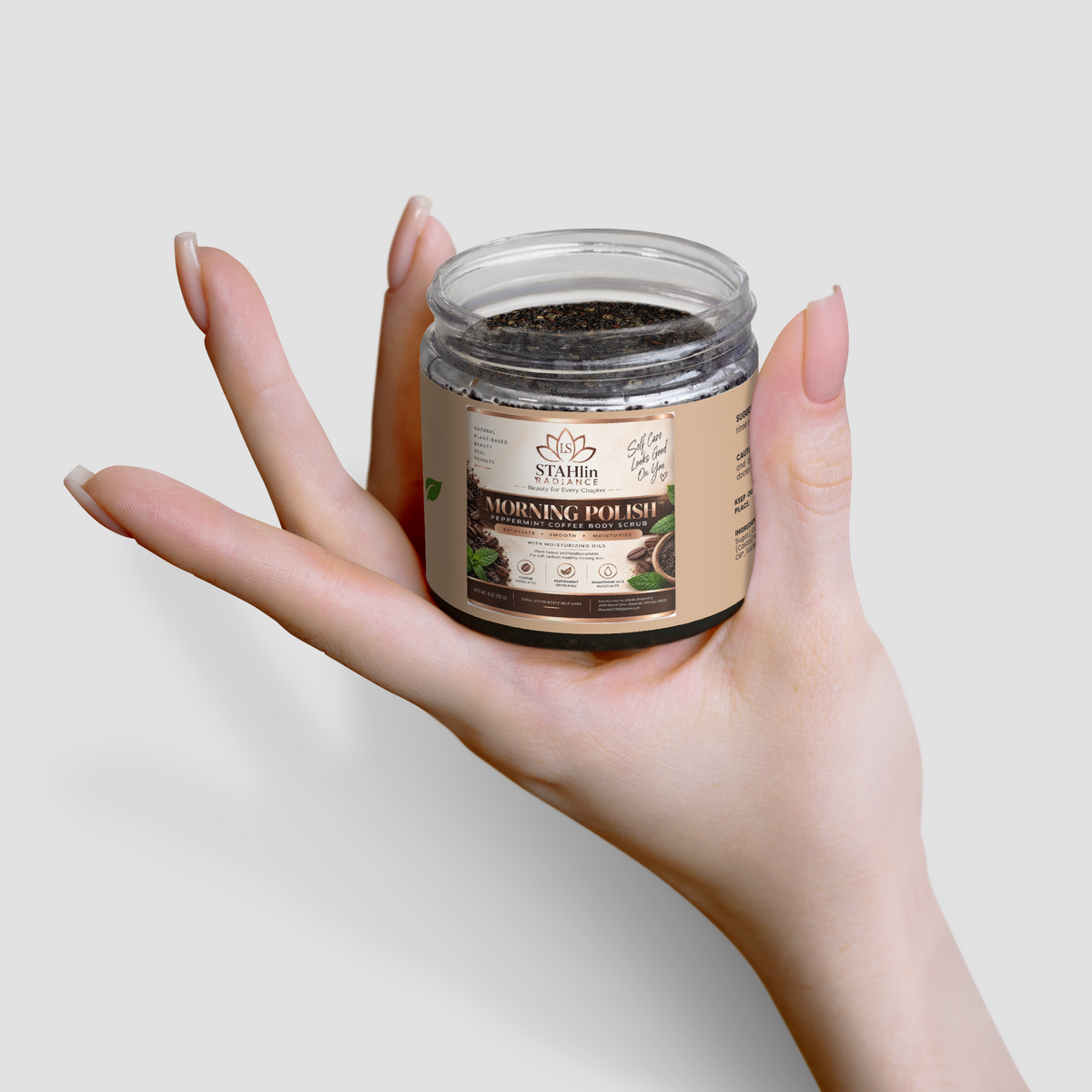 Morning Polish Peppermint Coffee Scrub | STAHlin RADIANCE
