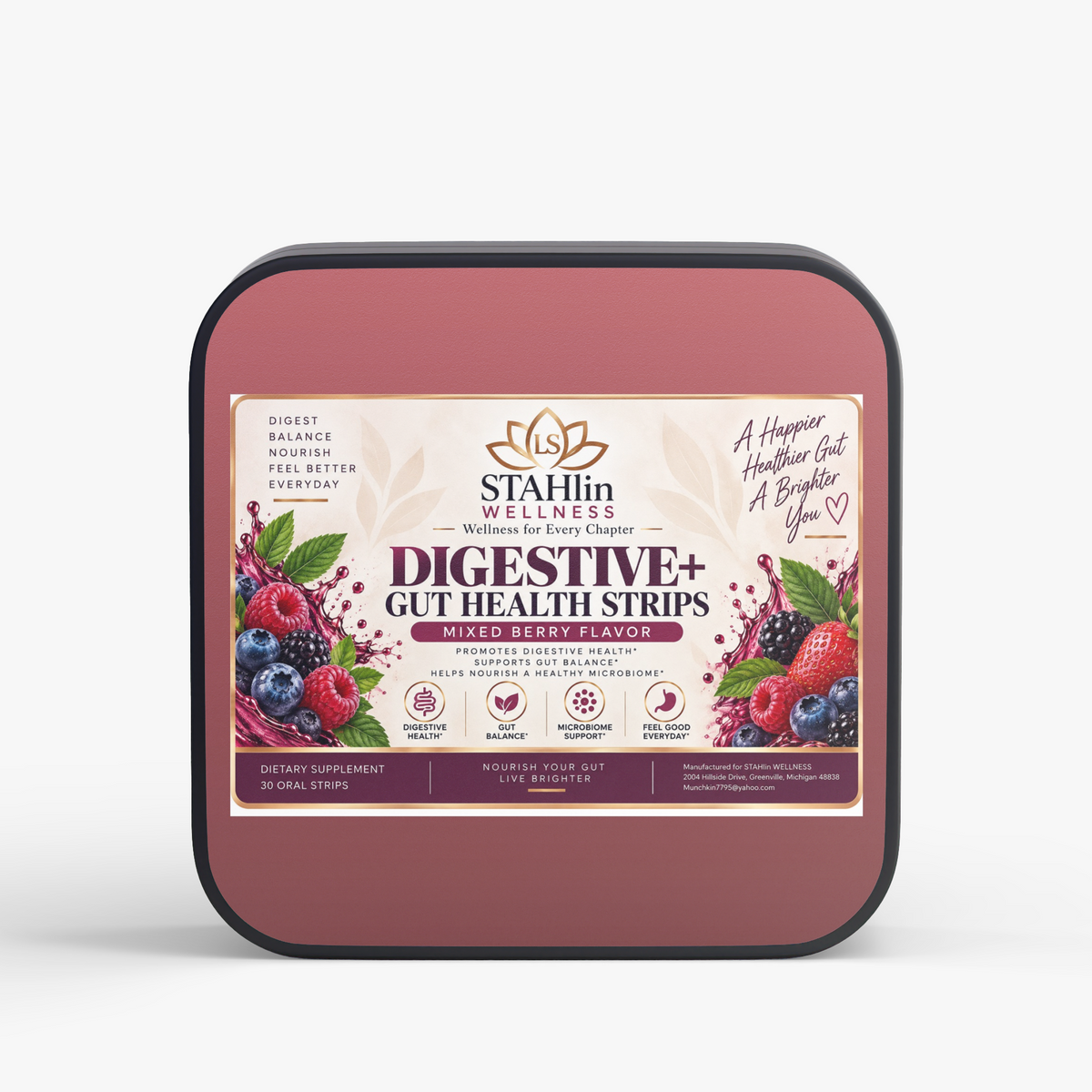 Digestive + Gut Health Strips | STAHlin RADIANCE
