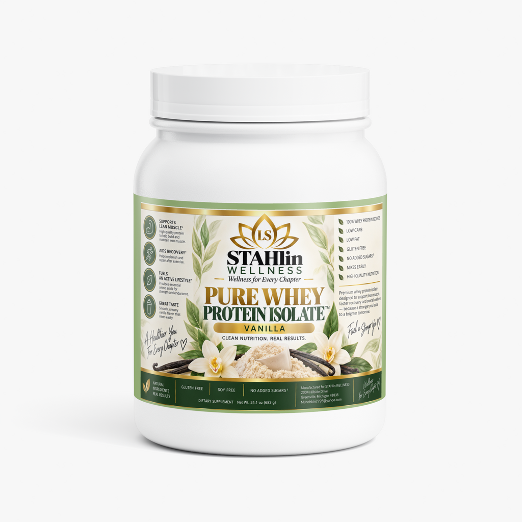 Pure3 100% Whey Protein Isolate (Vanilla) | STAHlin RADIANCE