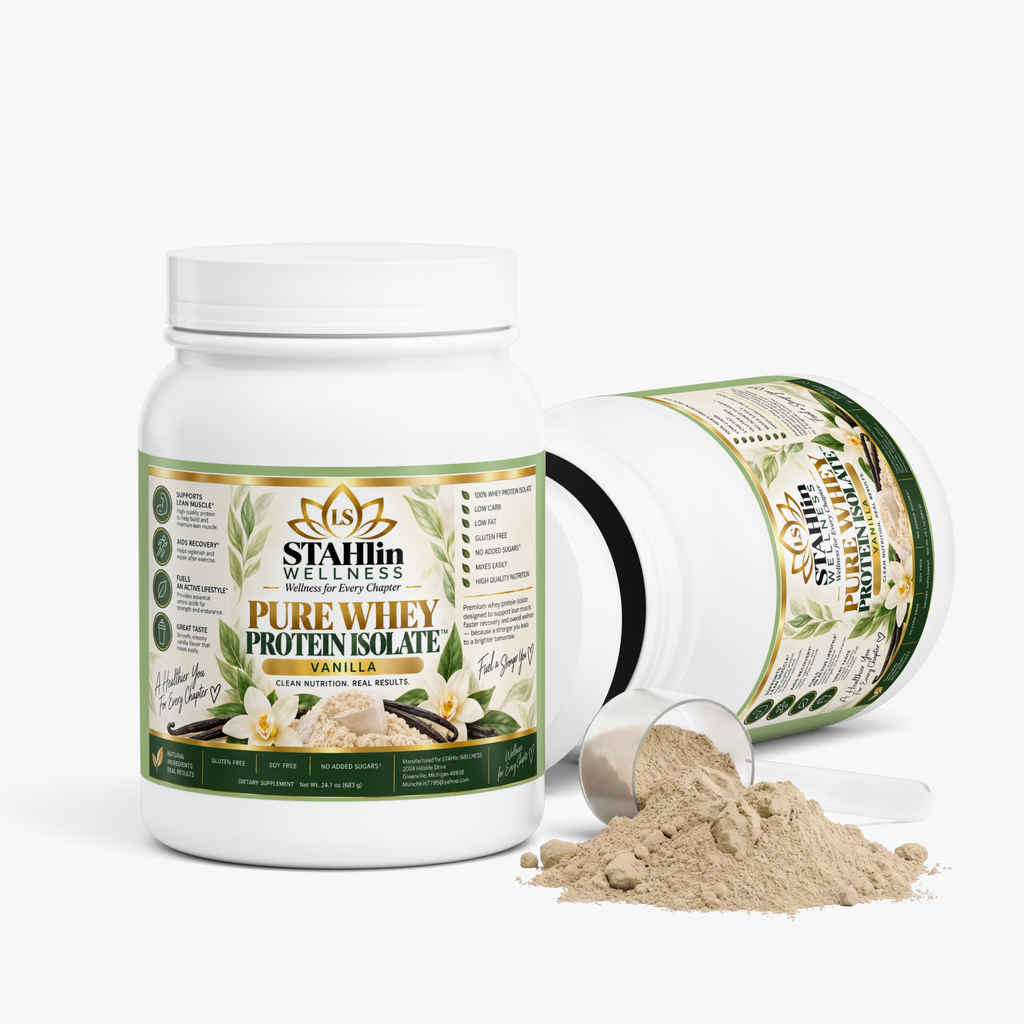 Pure3 100% Whey Protein Isolate (Vanilla) | STAHlin RADIANCE