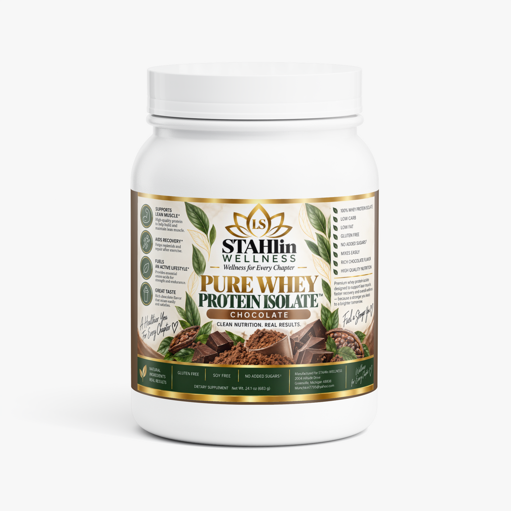 Pure3 100% Whey Protein Isolate (Chocolate) | STAHlin RADIANCE
