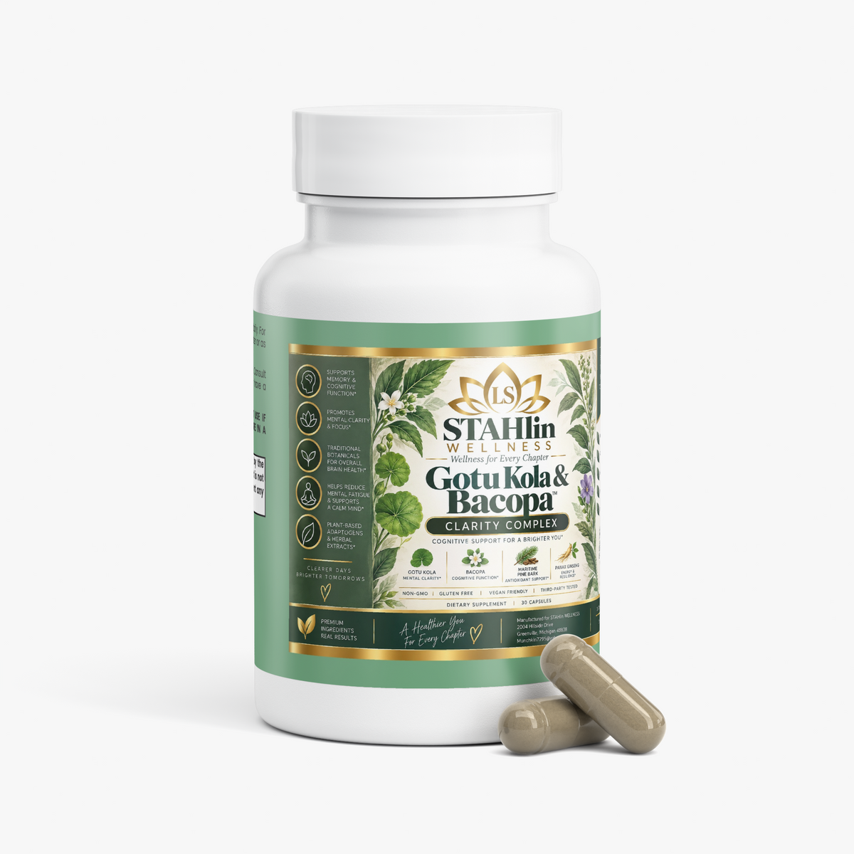 Gotu Kola & Bacopa Clarity Complex | STAHlin RADIANCE