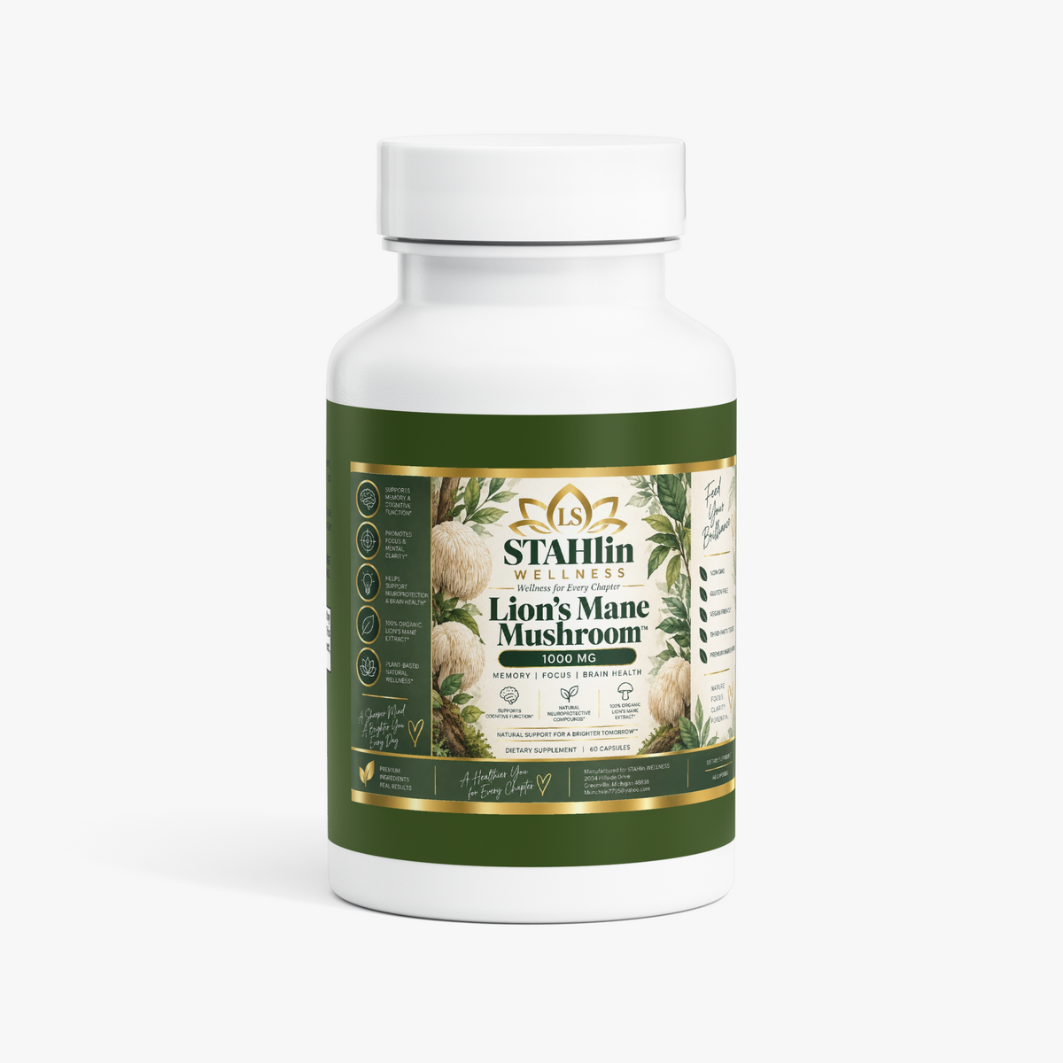 Lion's Mane Mushroom | STAHlin RADIANCE