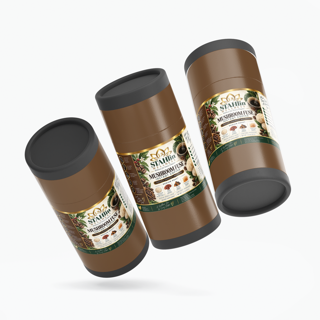 Mushroom Fuse Instant Coffee (Medium Roast) | STAHlin RADIANCE
