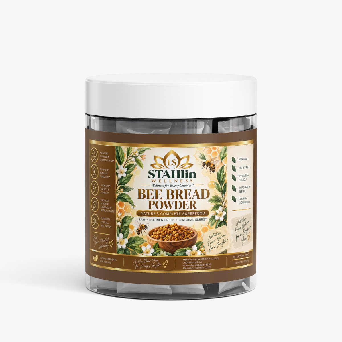 Bee Bread Powder | STAHlin RADIANCE