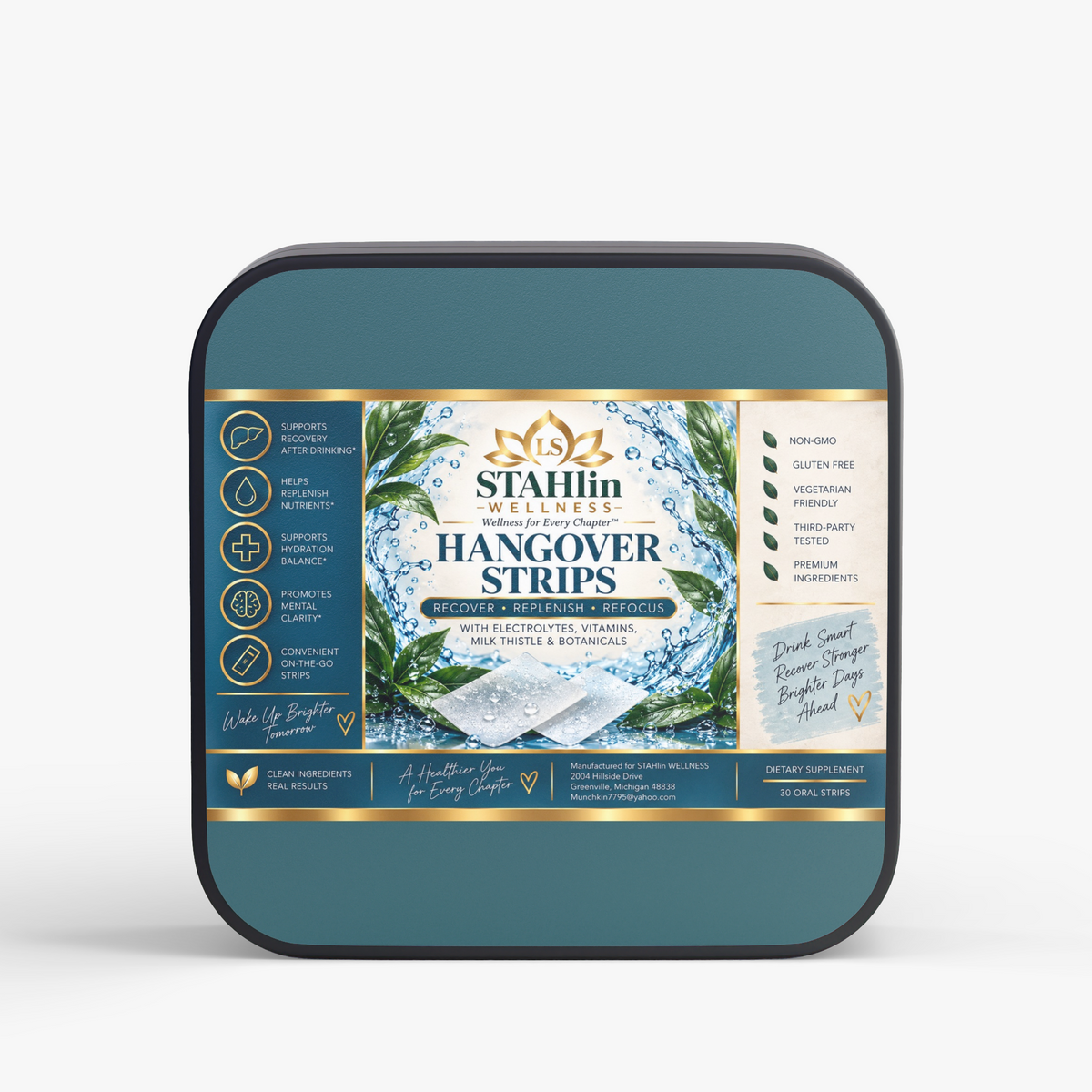 Hangover Strips | STAHlin RADIANCE