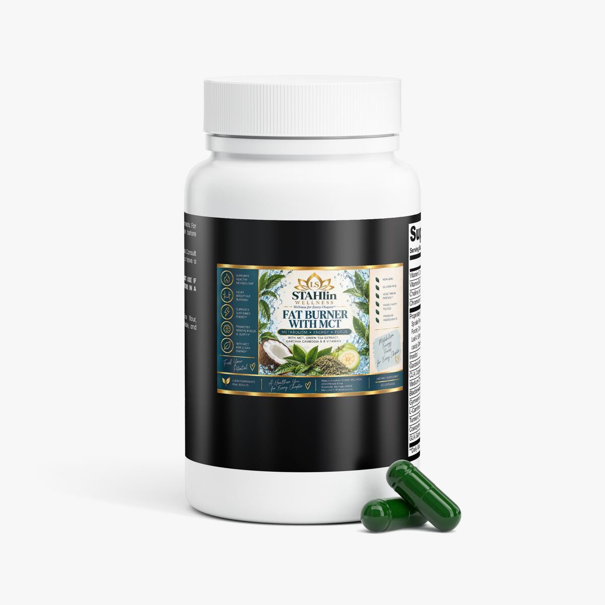 Fat Burner with MCT | STAHlin RADIANCE