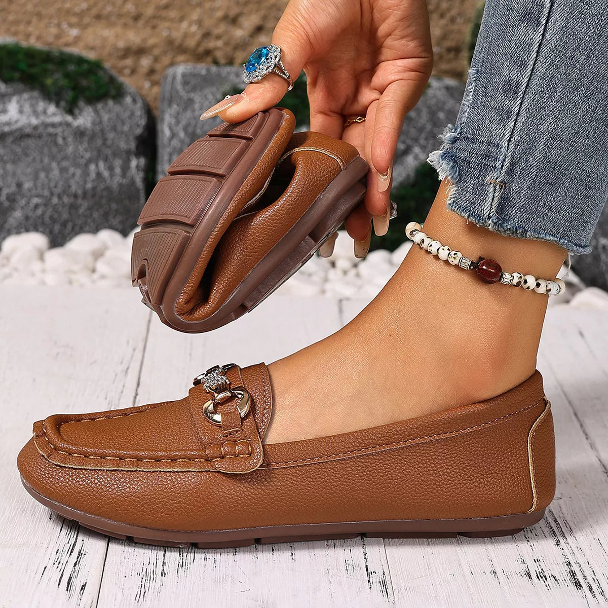 Round Toe Slip-Ons | STAHlin RADIANCE