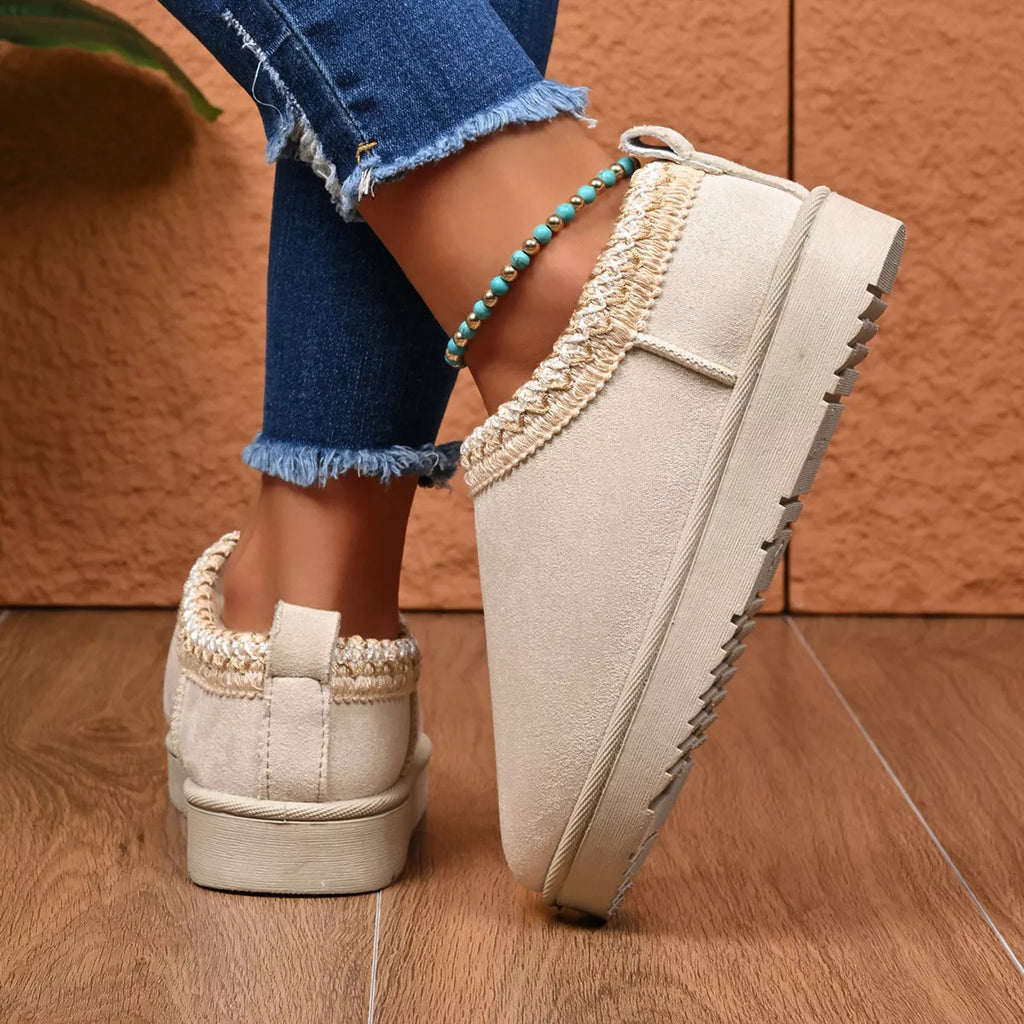 Round Toe Platform Ankle Boots | STAHlin RADIANCE