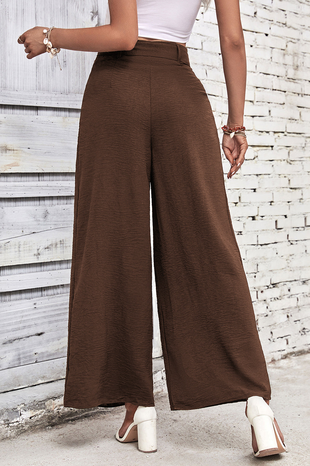 High Waisted Wide Leg Pants | STAHlin RADIANCE