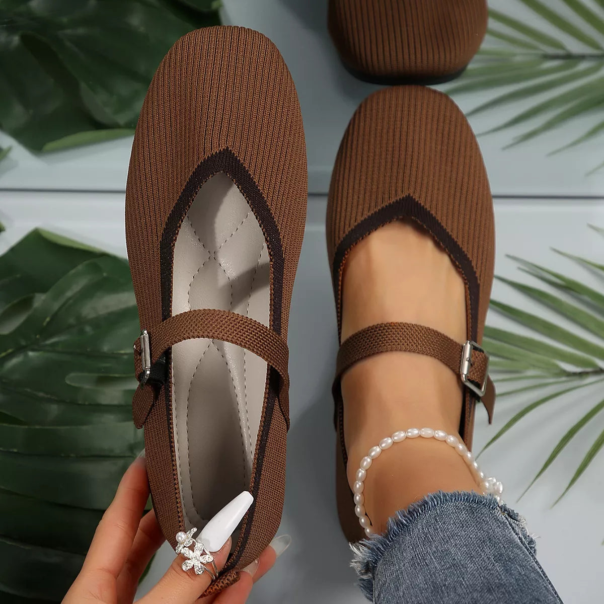 Round Toe Mesh Slip-Ons | STAHlin RADIANCE