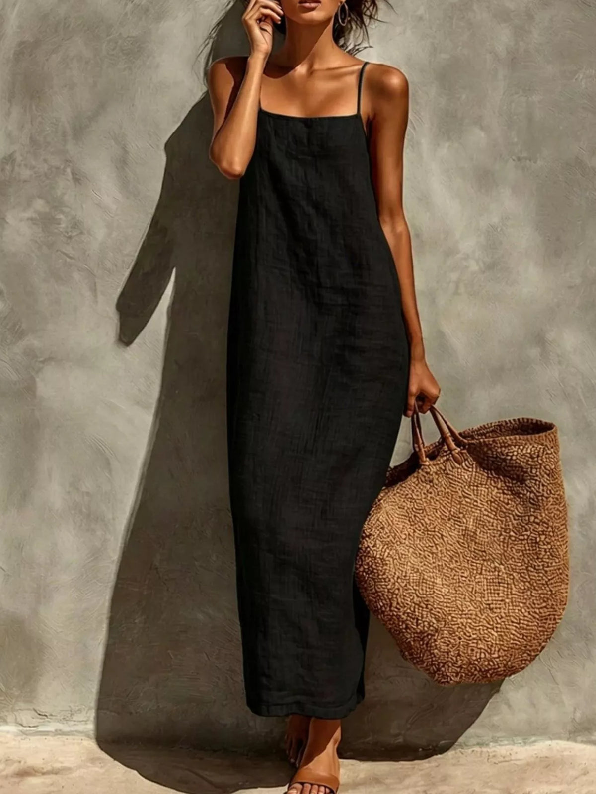 The Sloane Linen Maxi Dress | STAHlin RADIANCE