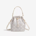Geometric Pattern Drawstring Crossbody Bucket Bag | STAHlin RADIANCE