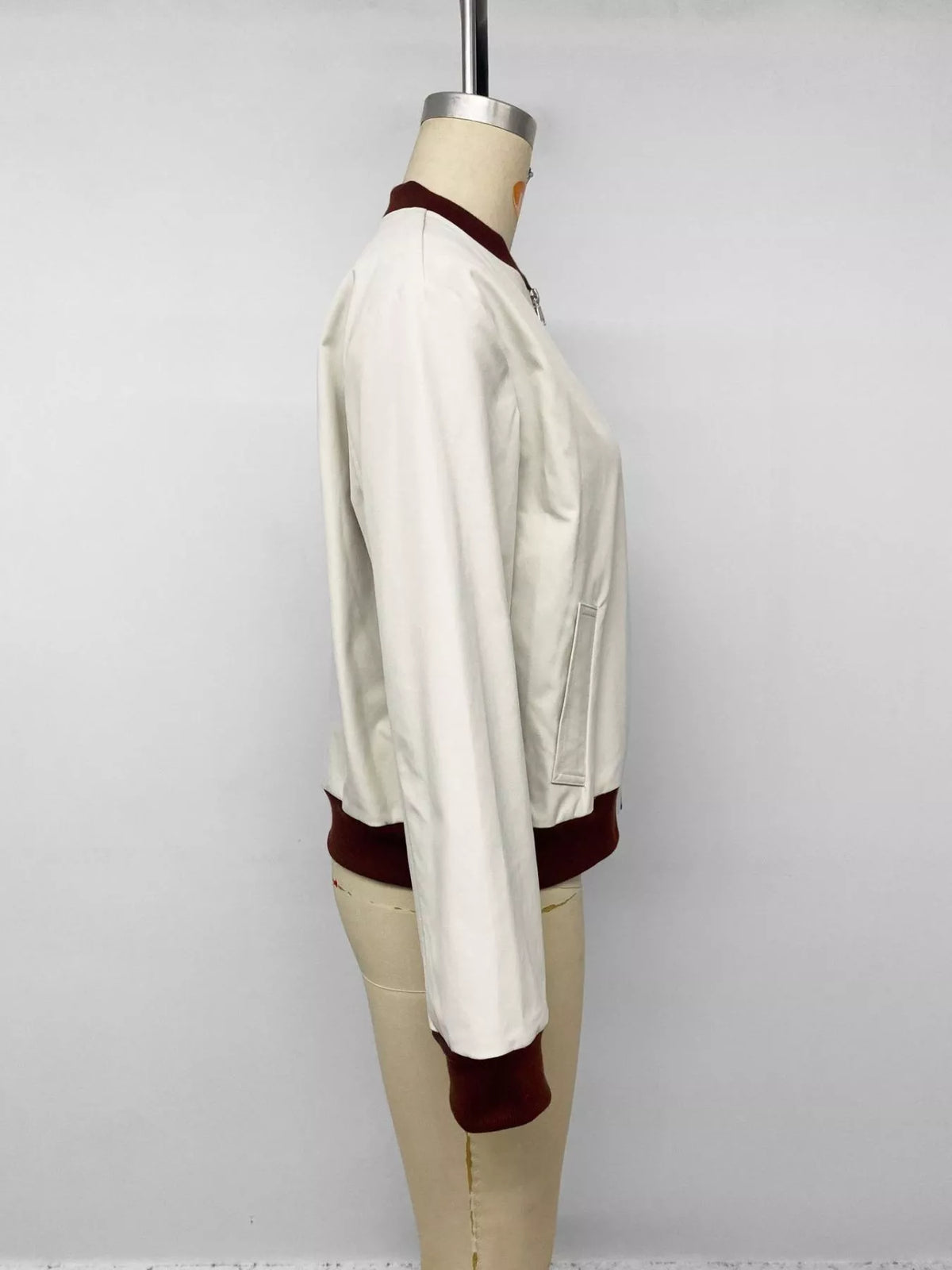 Contrast Trim Zip Up Jacket | STAHlin RADIANCE