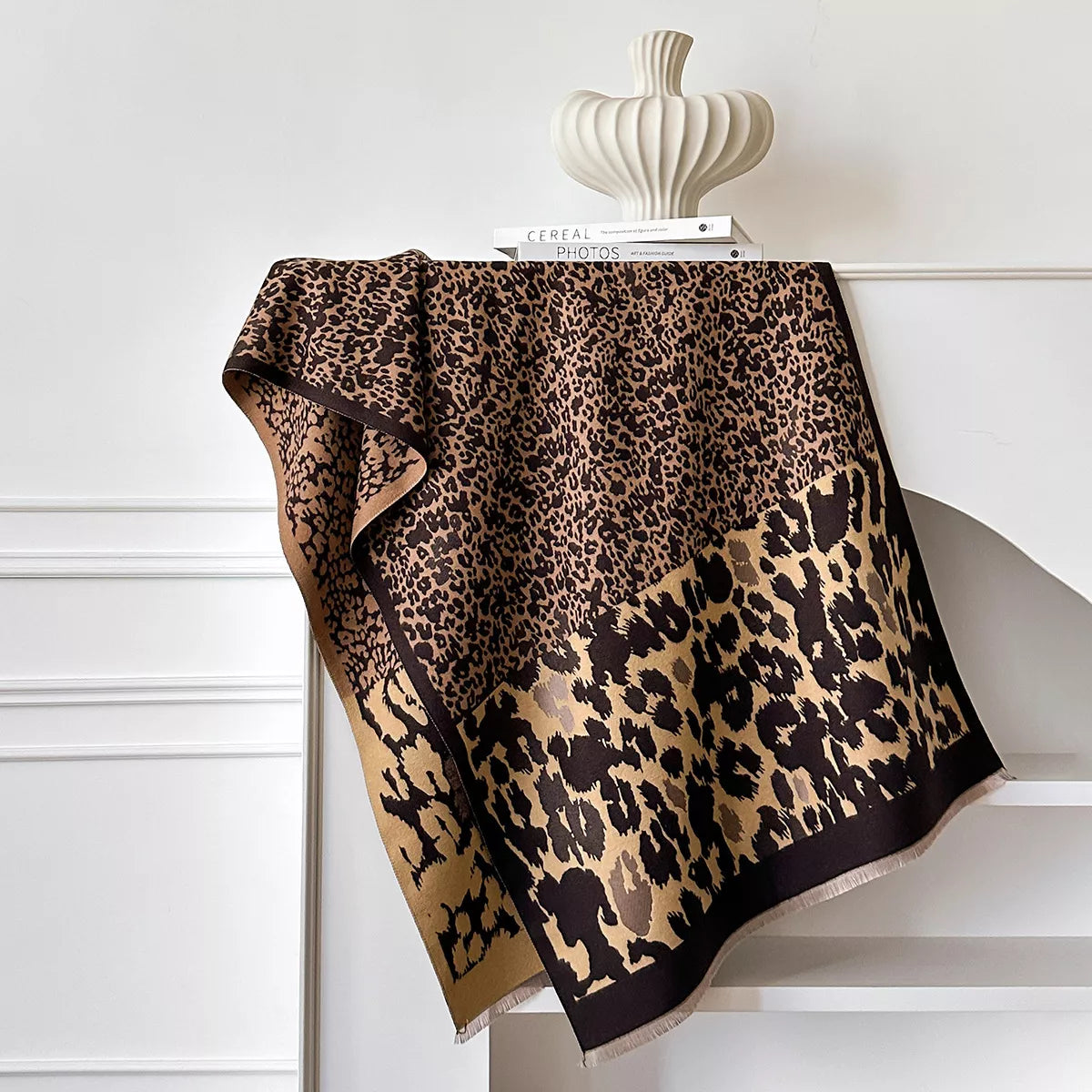 Leopard Print Winter Scarf | STAHlin RADIANCE