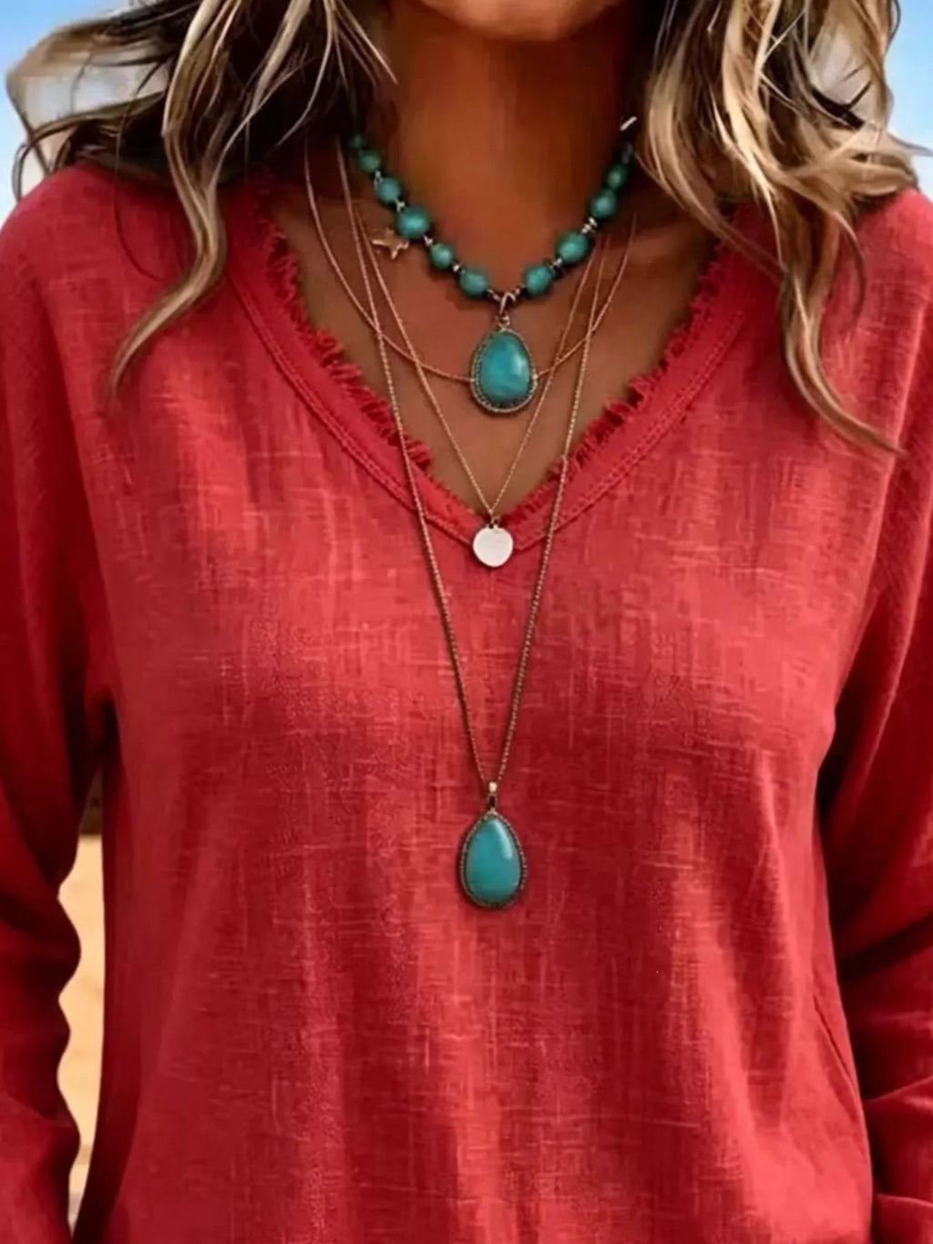 The Marlowe Frayed Tee | STAHlin RADIANCE