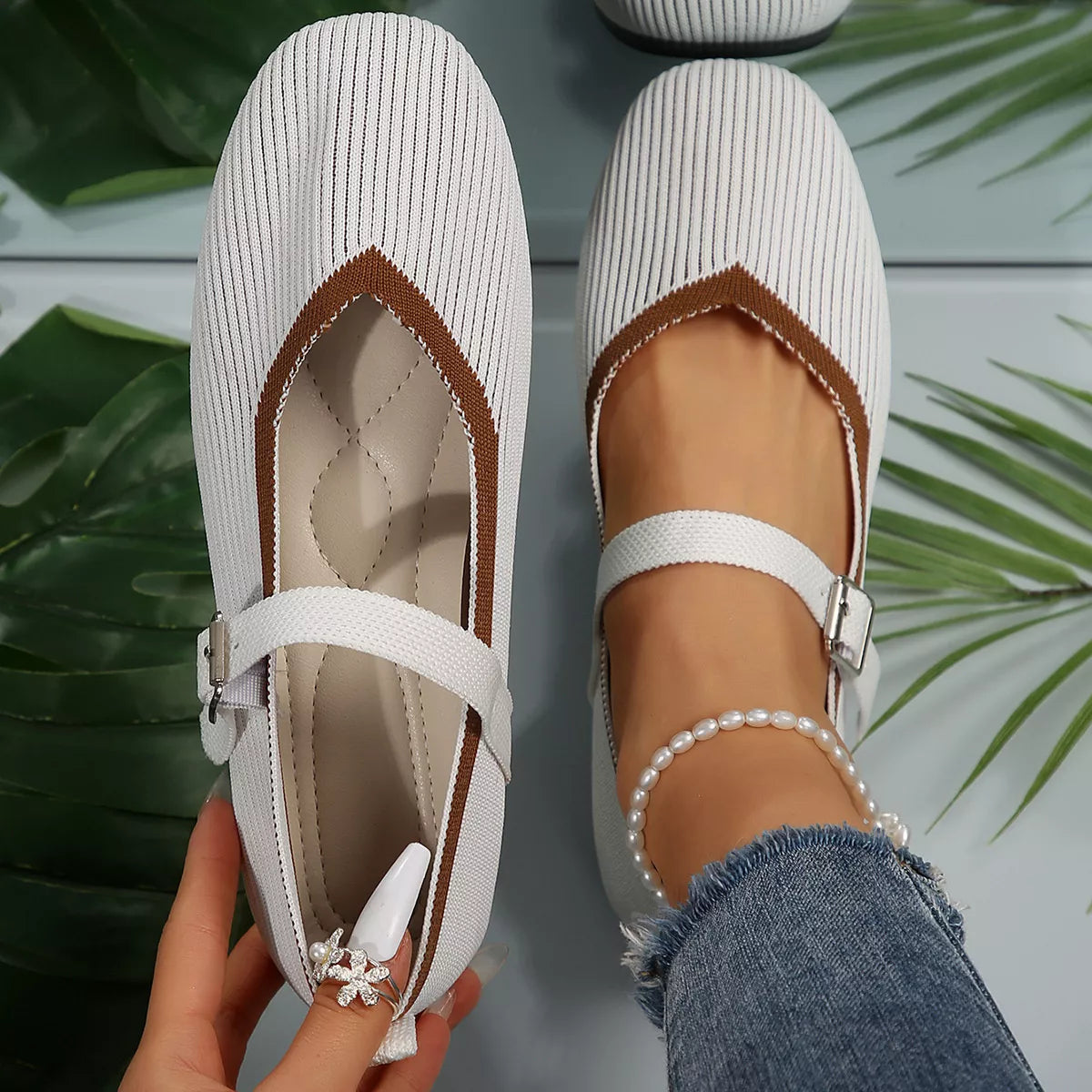 Round Toe Mesh Slip-Ons | STAHlin RADIANCE